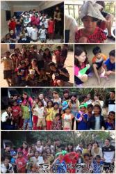 現地の子供たちとの集合写真 ぼらぷらカンボジア　スタディツアー 5日間