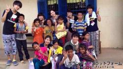 3.4年生クラスのみんなと ぼらぷらカンボジア 教育ボランティア