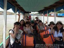 船の中での写真です！ ぼらぷらカンボジア スタディツアー