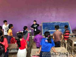 4年生を担当しました！授業風景です ぼらぷらカンボジア 教育ボランティア