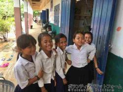 pretty girls ぼらぷらカンボジア 教育ボランティア