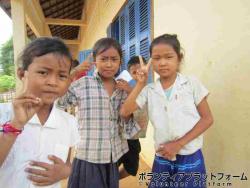 かわいいーー ぼらぷらカンボジア 教育ボランティア