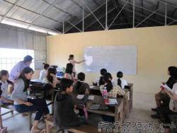 6年生の授業風景 ぼらぷらカンボジア 教育ボランティア