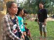 カンボジアの小学校で「歌を歌って」とお願いしたらスクールソングを歌ってくれました。