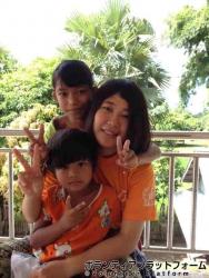 孤児院の子達と ぼらぷらカンボジア スタディツアー