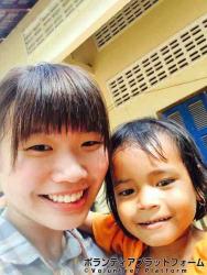 一年生の授業にいた3.4歳の子 ぼらぷらカンボジア 教育ボランティア