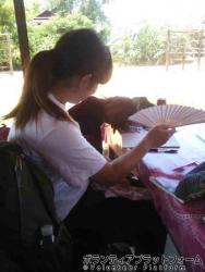 絵を描いたり、日本語の勉強をしたり。 ぼらぷらカンボジア 教育ボランティア