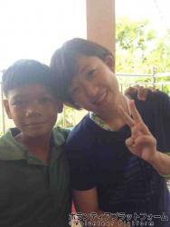 孤児院の子どもと遊びました。 ぼらぷらカンボジア スタディツアー