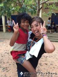 甘えん坊のオウ ぼらぷらカンボジア 教育ボランティア