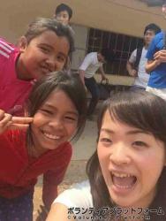 1,3年クラスの仲良くしてくれた女の子 ぼらぷらカンボジア 教育ボランティア