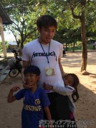 ナン先生とこどもたち ぼらぷらカンボジア 教育ボランティア