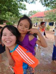 びちゃびちゃの運動会 ぼらぷらカンボジア 教育ボランティア