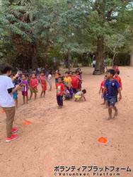 体育の授業 ぼらぷらカンボジア 教育ボランティア
