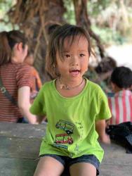 孤児院の子ども。 ぼらぷらカンボジア スタディツアー