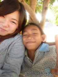 恥ずかしながらに「涙そうそう」を歌ってくれました ぼらぷらカンボジア 教育ボランティア