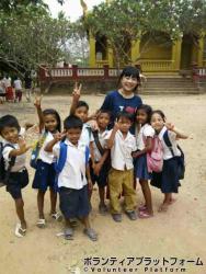 小学校の子たち！ ぼらぷらカンボジア スタディツアー