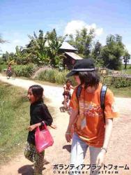 学校の帰り道 ぼらぷらカンボジア 教育ボランティア