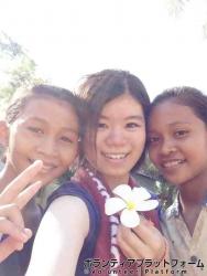 仲良くなった孤児院の子 ぼらぷらカンボジア スタディツアー