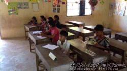 授業風景5年生 ぼらぷらカンボジア 教育ボランティア