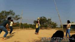 バレーボールが人気 ぼらぷらカンボジア 教育ボランティア