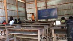 ある日の教室。 ぼらぷらカンボジア 教育ボランティア