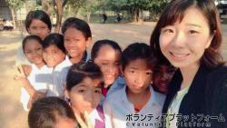 五年生のみんなと ぼらぷらカンボジア 教育ボランティア