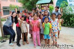 小学校訪問 ぼらぷらカンボジア スタディツアー