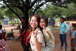 笑顔でピース✌️ ぼらぷらカンボジア 教育ボランティア