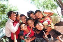 いい笑顔。 ぼらぷらカンボジア 教育ボランティア
