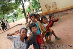 クラスの子供たち。 ぼらぷらカンボジア 教育ボランティア