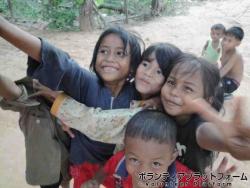 村の子どもたち ぼらぷらカンボジア 教育ボランティア