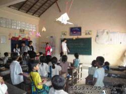 授業の風景 ぼらぷらカンボジア 教育ボランティア