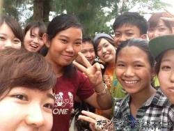 小中学校で ぼらぷらカンボジア スタディツアー