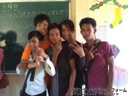 生徒たち3 ぼらぷらカンボジア 教育ボランティア