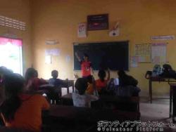授業風景 ぼらぷらカンボジア 教育ボランティア