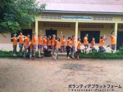 同期間のメンバーと！ ぼらぷらカンボジア 教育ボランティア
