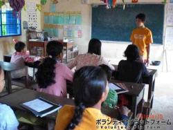 日本語の授業風景 ぼらぷらカンボジア 教育ボランティア