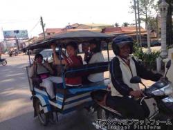 トゥクトゥク乗車 ぼらぷらカンボジア スタディツアー