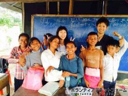 6年生のみんなと ぼらぷらカンボジア 教育ボランティア