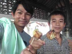 孤児院ではたこ焼きをつくりました ぼらぷらカンボジア　青年海外協力隊スタディツアー
