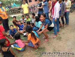 孤児院。笑顔がステキ♥️ ぼらぷらカンボジア スタディツアー