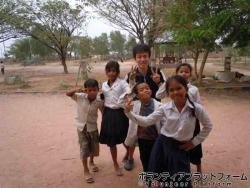 温かい生徒たち ぼらぷらカンボジア 教育ボランティア