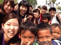 笑顔！ ぼらぷらカンボジア 教育ボランティア