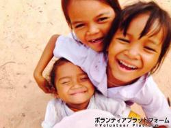 人懐っこくて笑顔が素敵な子どもたち ぼらぷらカンボジア 教育ボランティア