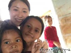 仲良し三人組 ぼらぷらカンボジア 教育ボランティア