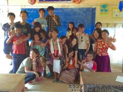 3.4年生と先生たち ぼらぷらカンボジア 教育ボランティア