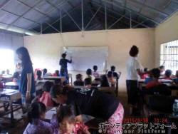 1・2年クラス ぼらぷらカンボジア 教育ボランティア