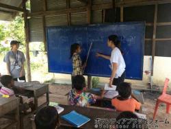 みんな積極的に手を上げてくれて、とっても楽しい授業 ぼらぷらカンボジア 教育ボランティア
