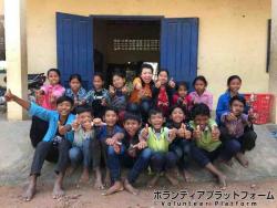 最終日午前中の授業後 ぼらぷらカンボジア 教育ボランティア