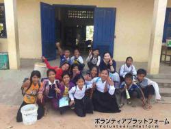 教えた生徒たち ぼらぷらカンボジア 教育ボランティア